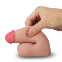 Lovetoy Dildo Limpy 100% Flexible 5" Flesh, picture 4