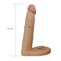 Lovetoy Dildo The Ultra Soft Double 6.25" Flesh, picture 5
