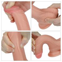 Lovetoy Dildo Nature 7" Liquid Silicone Flesh, billede 7