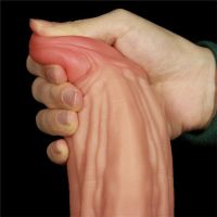 Lovetoy Nature King dildo de dupla camada 10", imagem 11