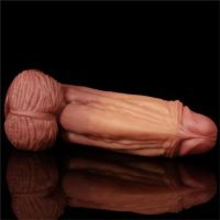 Lovetoy Nature King dildo de dupla camada 10"