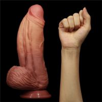 Lovetoy Nature King dildo de dupla camada 10", imagem 9