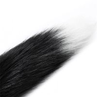 IntoYou Butt plug Nero e Bianco Foxy Tail, immagine 2