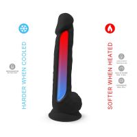 SilexD Dildo Dual Density Model 1 15" (Sort), billede 5