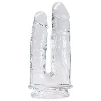Alive Imperium Tuplapäinen jelly-dildo Läpinäkyvä