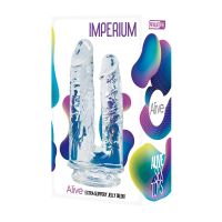 Alive Imperium Tuplapäinen jelly-dildo Läpinäkyvä, kuva 2
