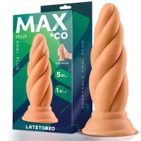 Max & Co Felix Adaptable Butt Plug 5.9" Flesh, picture 2