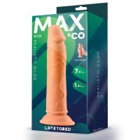 Max & Co Bon Realistisk Dildo med Sugekop 7.5" Kødfarvede, billede 4