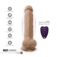 SilexD Dildo Mod. 1 - 8" ZD03 10 funzioni vibranti, immagine 5
