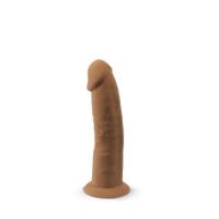 SilexD gode en silicone double densité Mod. 2 - 6" caramel