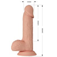 Baile Catoblepas dildo de fantasia realista 8,1", imagem 8