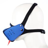 A-Gusto máscara de cachorro em neoprene (azul), imagem 4