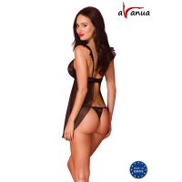 Avanua Milagros Chemise og Stringtruss (Sort), billede 2