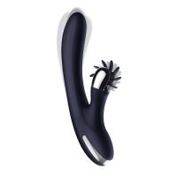 IntoYou Navyspace Vibrator pyörivillä kielillä (sininen)