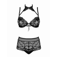 Obsessive Elizenes 2 Piece Lace Bra Set With Halterneck, picture 2