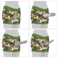 Lovetoy Camo Strapon Shorts 28"-32"