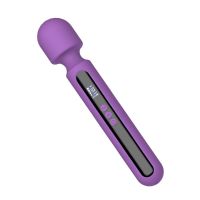 Digital Aura Wibrator Wand Masażer z Cyfrowym Ekranem LED, Duży