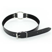 LateToBed O-ringsknebel i metal, ring: 5 cm, billede 3