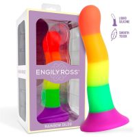 Dildox by Engily Ross Dildo Rainbow Color LGBT 18 cm dildo, bild 2
