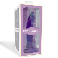 Dildox by Engily Ross Farveskiftende Dildo Lilla til Pink størrelse L 21 cm, billede 4