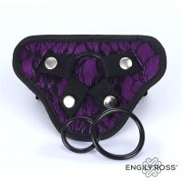 Dildox by Engily Ross Miley Universal Adjustable Harness with 3 (Purple)