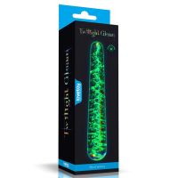 Lovetoy glas dildo der gløder i mørket Twilight Gleam slank, billede 3