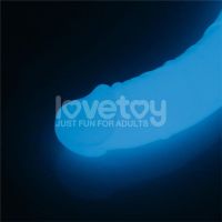 Lovetoy Dubbelända dildo Lumino Blue Light 18,5", bild 5