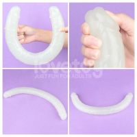 Lovetoy Dubbelända dildo Lumino Blue Light 18,5", bild 6