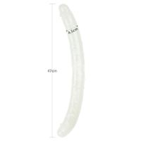 Lovetoy Dubbelända dildo Lumino Blue Light 18,5", bild 8
