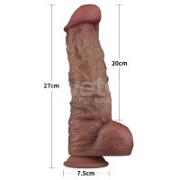 Lovetoy gode double densité XXL 10,5" (noir), photo 15