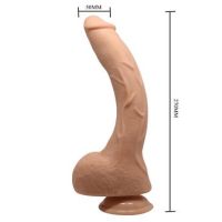 Baile Jack dildo realista flexível 10,6"