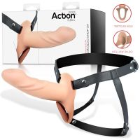 Action strap-on com dildo oco, 5-6,5 cm de grossura, imagem 2