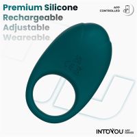 IntoYou Ringo Anello fallico vibrante (Verde)