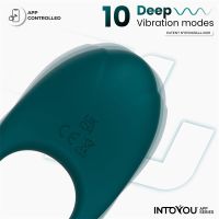 IntoYou Ringo Anello fallico vibrante (Verde), immagine 2