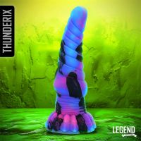 Legend Thunderix nestemäinen silikoni dildo 17,5 cm, kuva 2