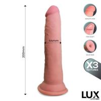 Lux Otto Triple Density Dildo 8"