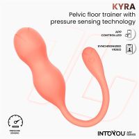 IntoYou Kyra Trener mięśni dna miednicy z czujnikiem nacisku (koral), zdjęcie 9