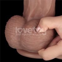 Lovetoy Dual Layered Bendable Dildo XXL 14,5" Flesh, picture 11