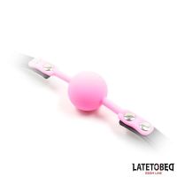 LateToBed silikone kuglekneble (Pink), billede 4