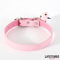LateToBed coleira ajustável com guizo (rosa), imagem 2
