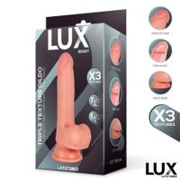 Lux Brant Triple Density Dildo with Balls 7.6"