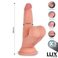 Lux Lars Triple Density Dildo Keikkuvilla Palloilla