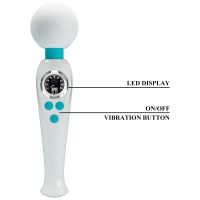Pretty Love Skyler massajador wand com ecrã digital (branco), imagem 9