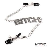 LateToBed Bröstvårtsklamor med Bitch
