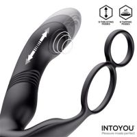IntoYou Astex Prostate Massager with Thrusting, Tapping and Cock Ring, picture 3