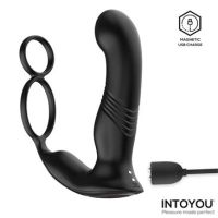 IntoYou Astex Prostate Massager with Thrusting, Tapping and Cock Ring, picture 4