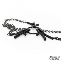 Midnight Desires Bröstvårts- och Klitoris Klammor, bild 6