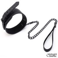 Midnight Desires Restraint Set with Collar with Leash and Cuffs, picture 5
