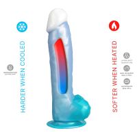 SilexD Dildo Silicone liquido Angel Blue 8", immagine 5