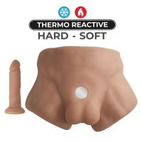 SilexD Apollo S Semi Torso Silicone Liquido Caramello 7", immagine 2